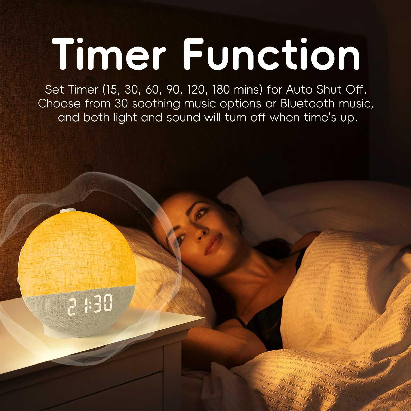 Amazon.com: Diol Tode Sunrise Alarm Clock with Sound Machine